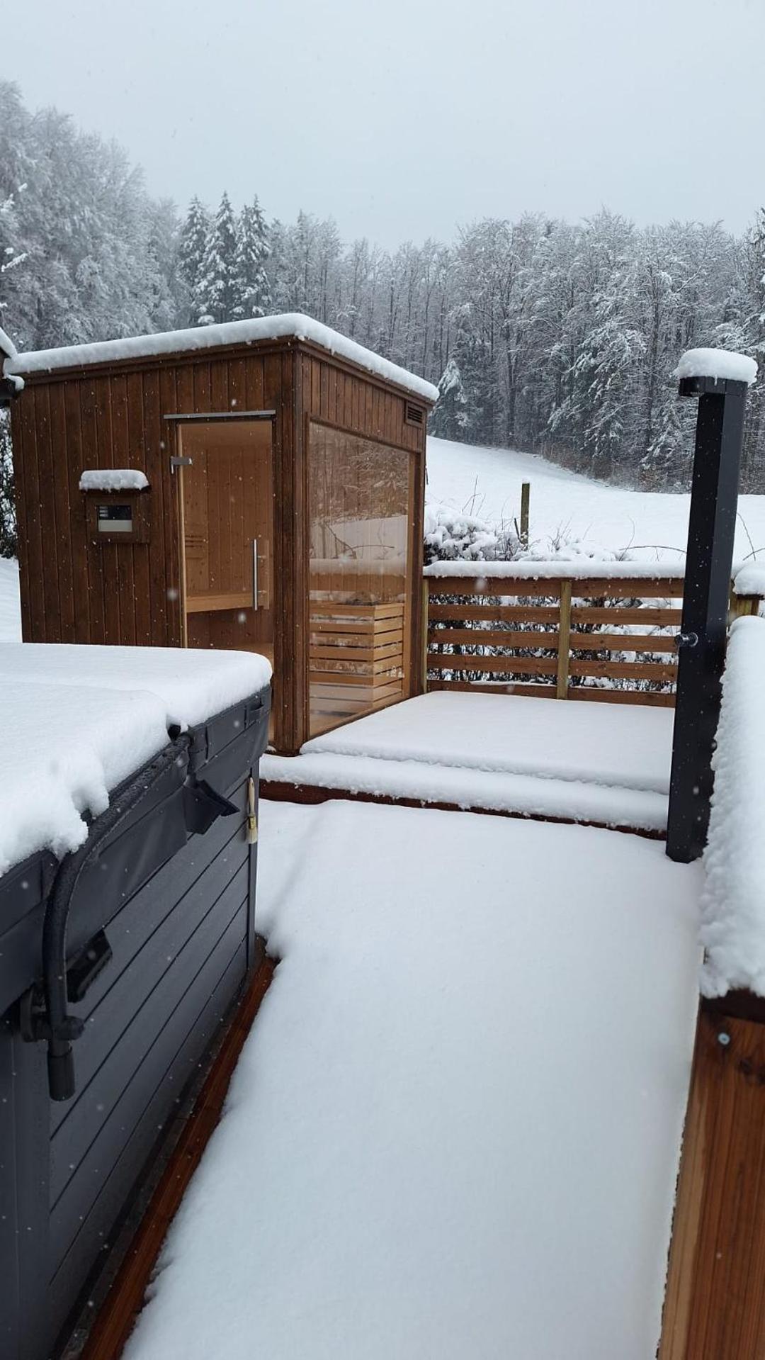 Luxus Alpenparadies Nahe Salzburg Sauna & Whirlpool Adnet Exterior foto