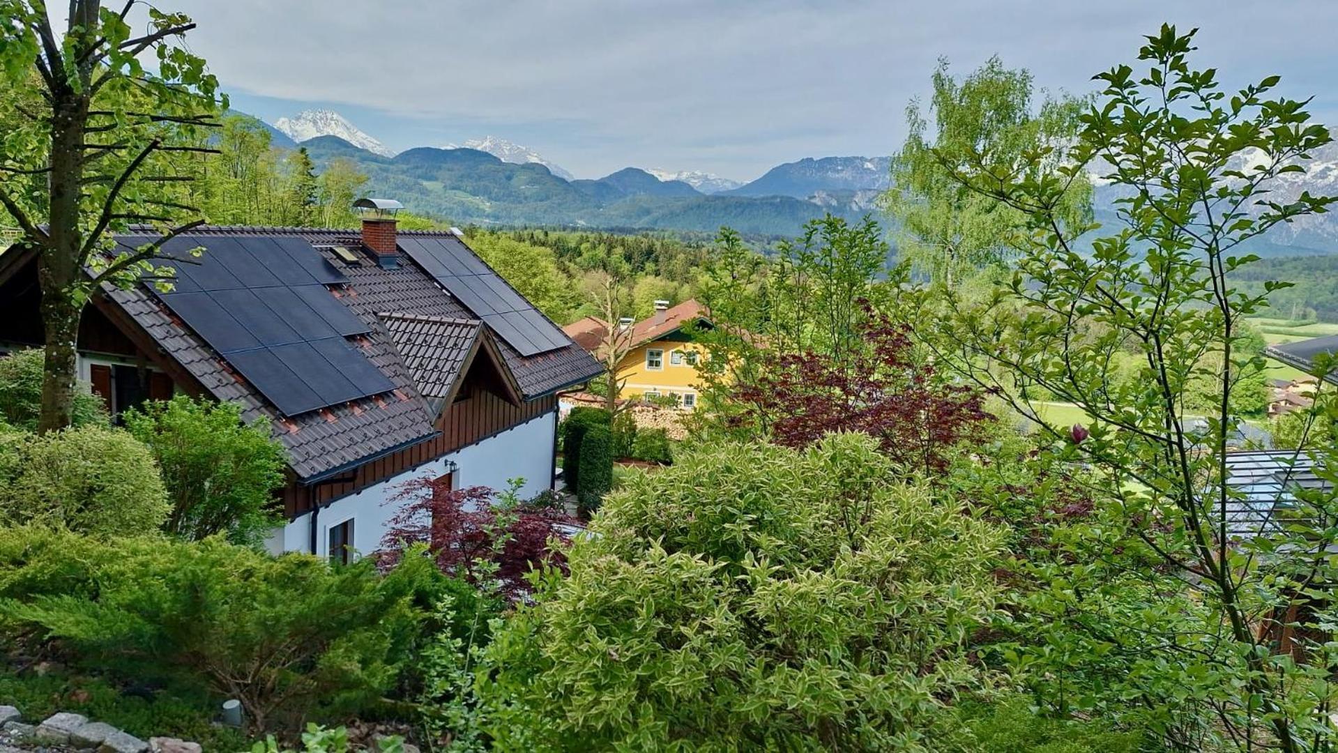 Luxus Alpenparadies Nahe Salzburg Sauna & Whirlpool Adnet Exterior foto